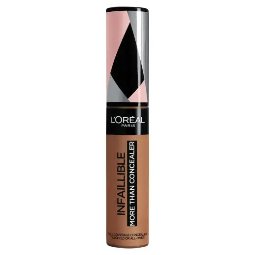 Infaillible 24H More Than Concealer - Honey - 11ml - Whatever your concern; blemishes, dark circles, uneven skin tone, we've got you covered with Infallible 24H More Than Concealer. It corrects, contours and highlights, that's why it's our 'More Than Concealer'. The high pigment elastic formula gives you a full coverage finish with a lightweight feel. The longwear formula doesn't crease or settle into fine lines. Use the doe foot applicator to dab, dot or swipe with expert precision and ease, an