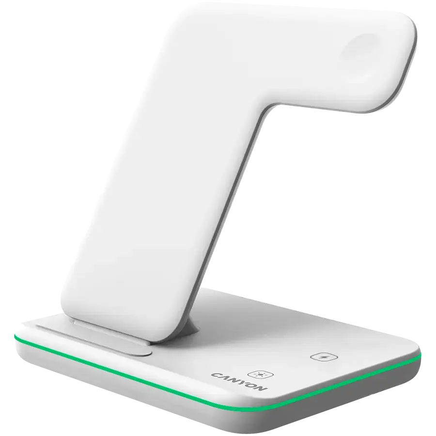 CANYON wireless charger WS-303 15W 3in1 White