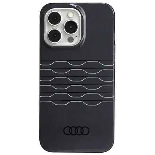 Audi IML MagSafe Case iPhone 13 Pro Max 6.7" czarny|black hardcase AU-IMLMIP13PM-A6|D3-BK