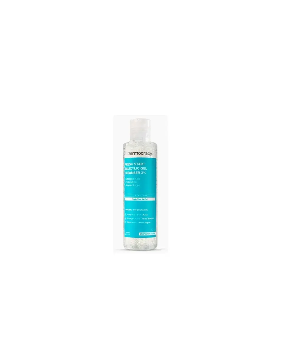 Dermocracy 2 [ácido Salicílico] Gel Limpiador Desmaquillante 200ml
