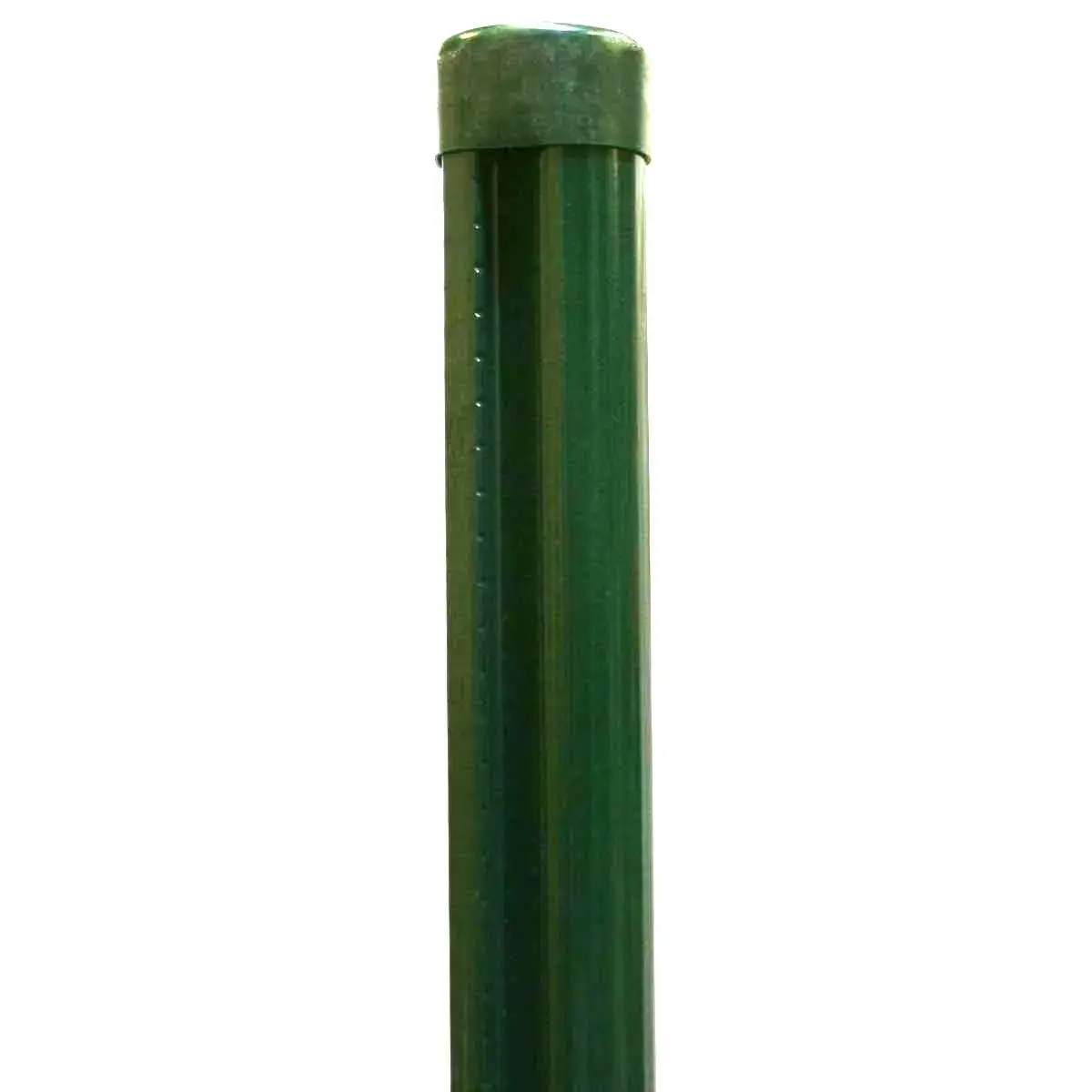 Fence post with groove, 48mm x 1.2mm x 2.3m green
