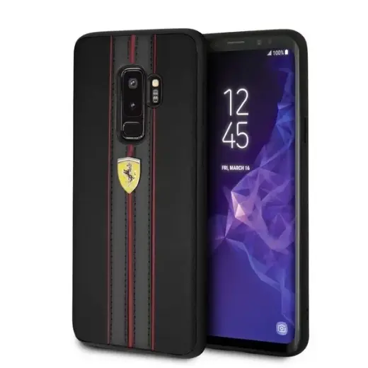 Ferrari Urban telefono dėklas, skirtas Samsung Galaxy S9 Plus, juodas
