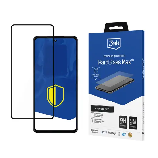 Motorola Moto G72 - 3mk HardGlass Max Black