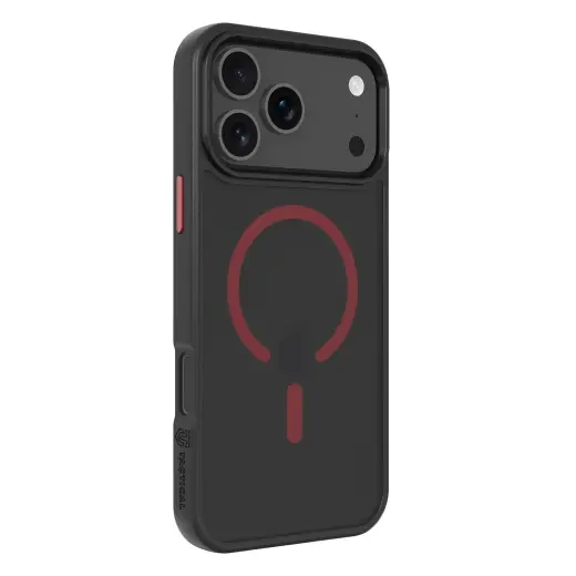 Tactical MagForce Hyperstealth 2.0 чехол с поддержкой MagSafe для телефона iPhone 17 Pro Max black - red черный - красный