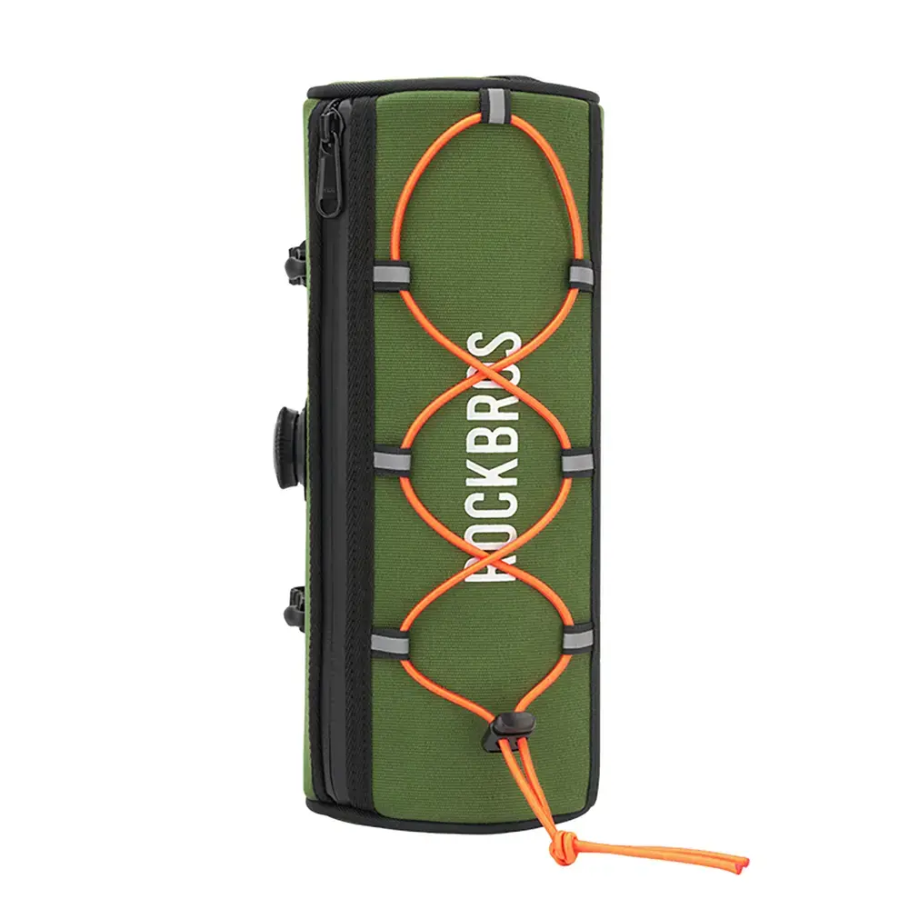 Torba na kierownicę 1,5L Rockbros TL002 ROAD TO SKY wodoodporna – zielona
