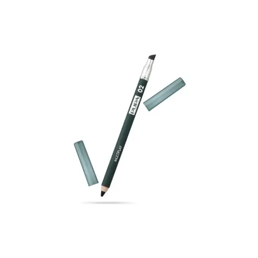 Pupa, Multiplay, Double-Ended, Eyeshadow & Kajal Eyeliner 2-In-1, 02, Electric Green, 1.2 g *Tester