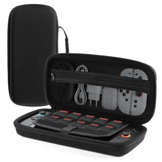 Dux Ducis Nintendo Switch 2 Case with Handle and Game Compartments - Black