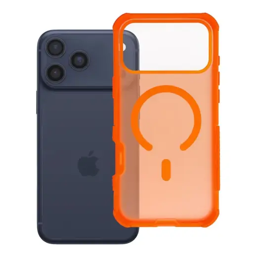 Forcell F-Protect BumperX Premium чехол с поддержкой MagSafe для телефона iPhone 17 Pro Max | iPhone 18 Pro Max оранжевый