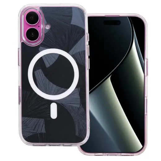 Flash Mag phone case with MagSafe support for iPhone 16 black