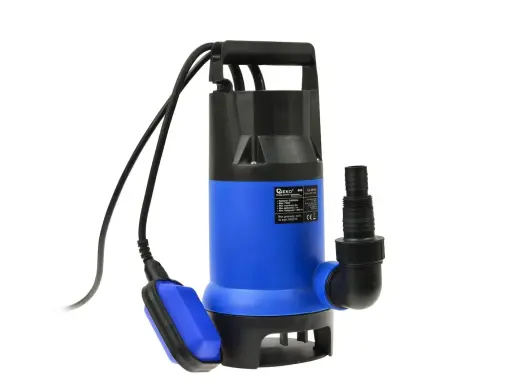 Plastmasas iegremdējamais netīrā ūdens sūknis 750W ar pludiņa slēdzi BIG