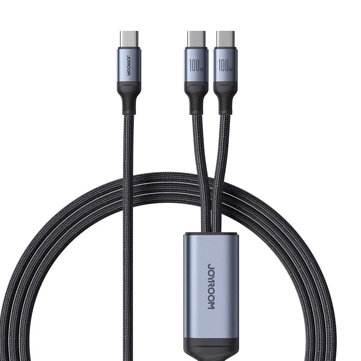 Joyroom Speedy Series SA21-1T2 datu pārraides un uzlādes vads | USB-C uz USB-C | 100W | 1.5m | melns