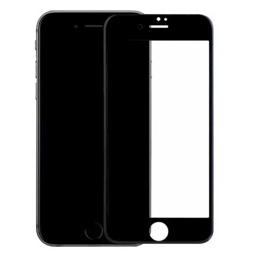 Tempered Glass 9D Full Coveraged with Frame Apple iPhone 7 | 8 | SE 2020 Black