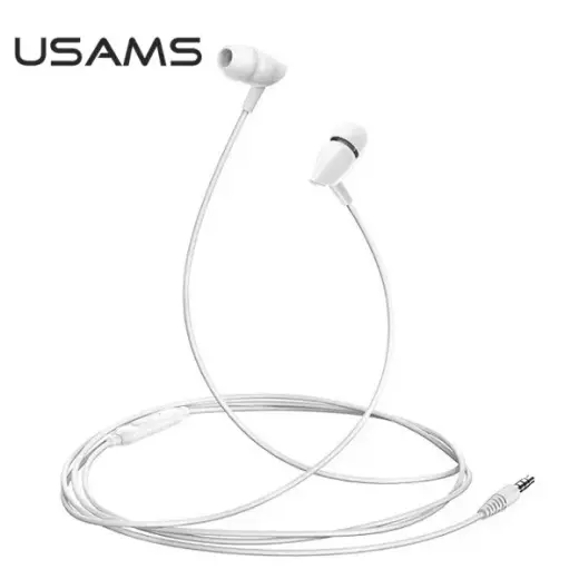 USAMS Słuchawki stereo EP-37 3,5 mm biały|white HSEP3702