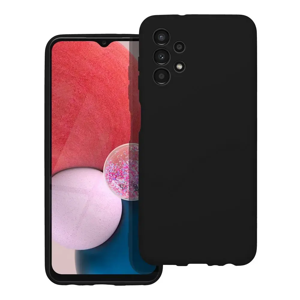 Silicone maciņš telefonam Samsung Galaxy A13 4G (A135) melns