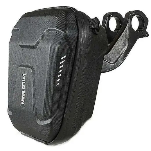 WILDMAN traveling bag for bike handlebars with zipper 3L E8 black
