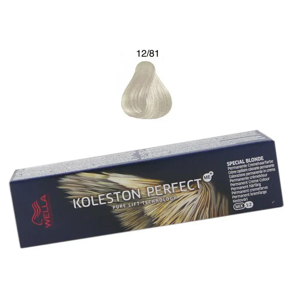 Wella Koleston Perfect Me+ Special Blonde 12/81 Pearl Ash 60ml
