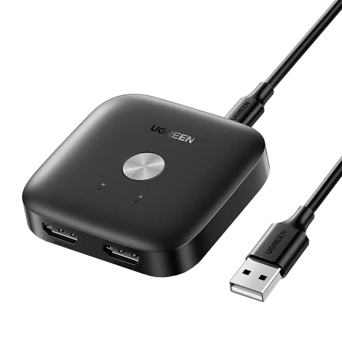 UGREEN CM333 Switch Box 2in1 HDMI 2.0 4K (black)