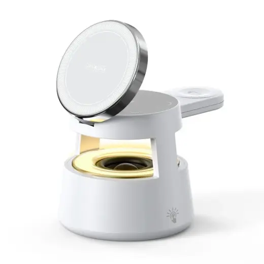 Duzzona W23 3-in-1 bezvadu lādētājs | Qi | Saderīgs ar MagSafe | 15W