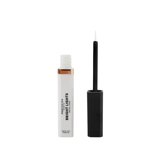 Profusion Cosmetics, Bright Lights Pastel, Long Lasting & Illuminating, Liquid Eyeliner, White, 1.5 ml