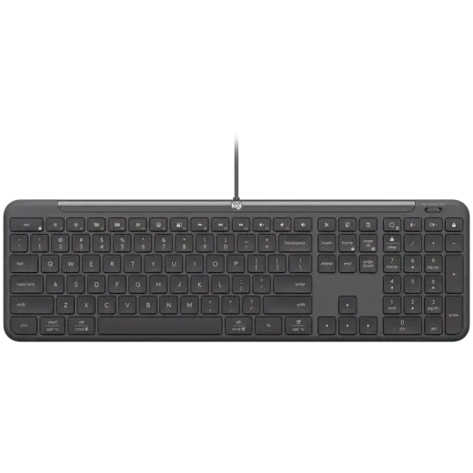 LOGITECH WIRED KB K620 FOR BUSINESS  - GRAPHITE - PAN - USB  - NORDIC-613 - USB-C K620B