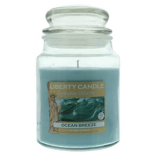 Liberty Candle, Ocean Breeze, Cool, Scented Candle, 510 g