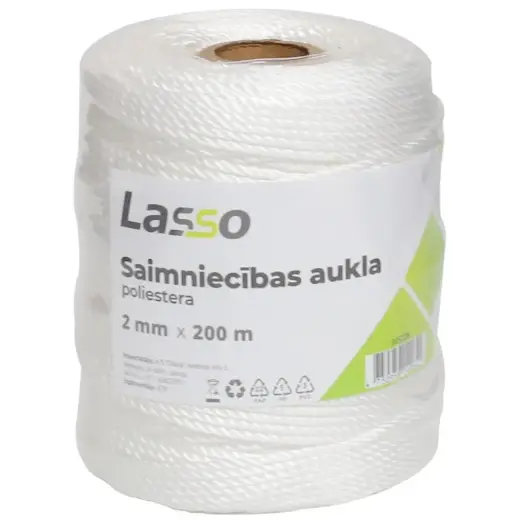 Aukla saimniecības 2mm 200m poliesters