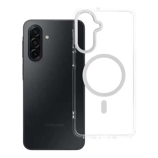 FRAME CLEAR HYBRID MAG phone case with MagSafe support for Samsung Galaxy A17 4G (A175) transparent