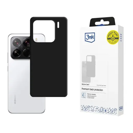 3mk Silicone Case for Xiaomi 15 - black