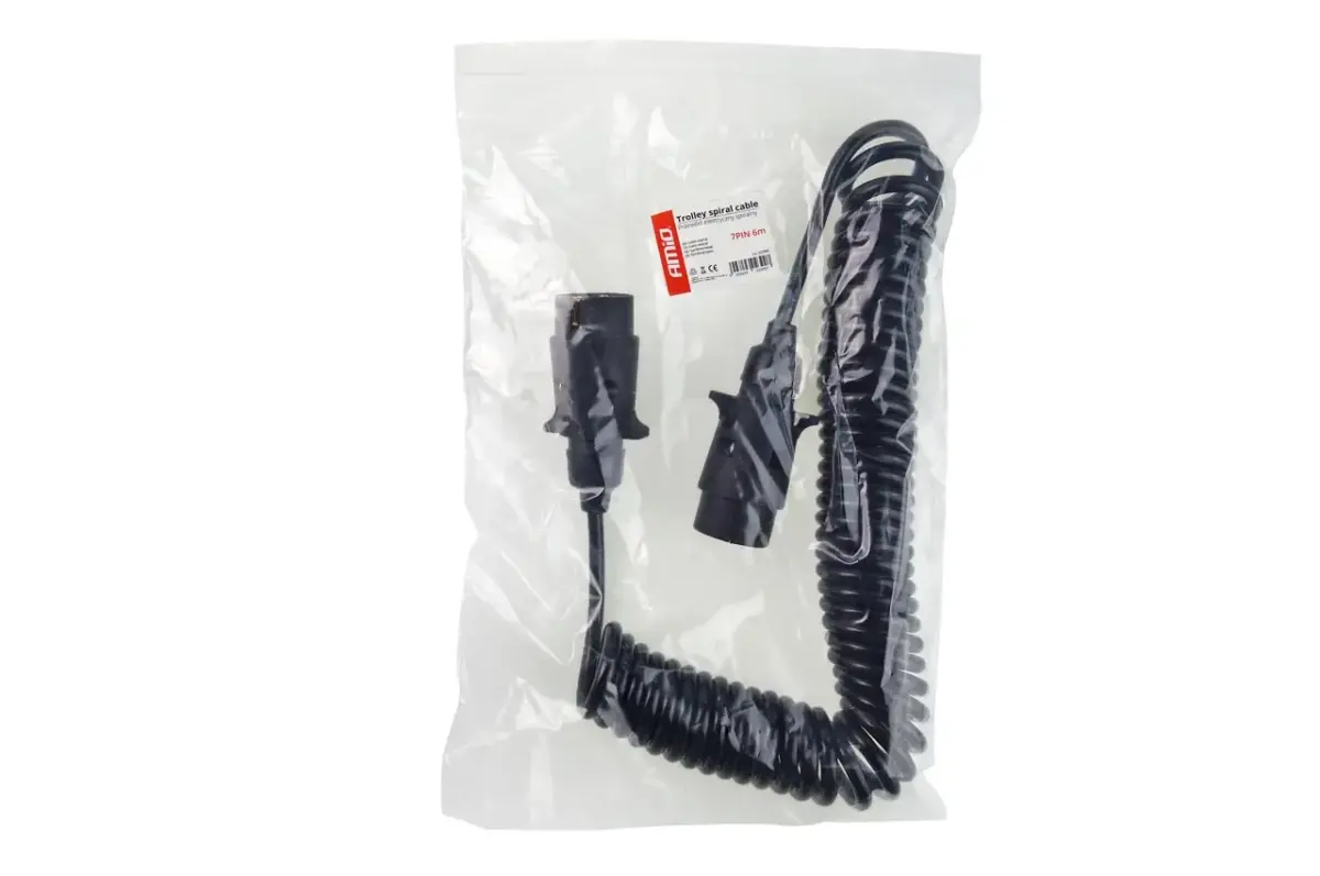 7PIN Spiral cable 12V 6 m