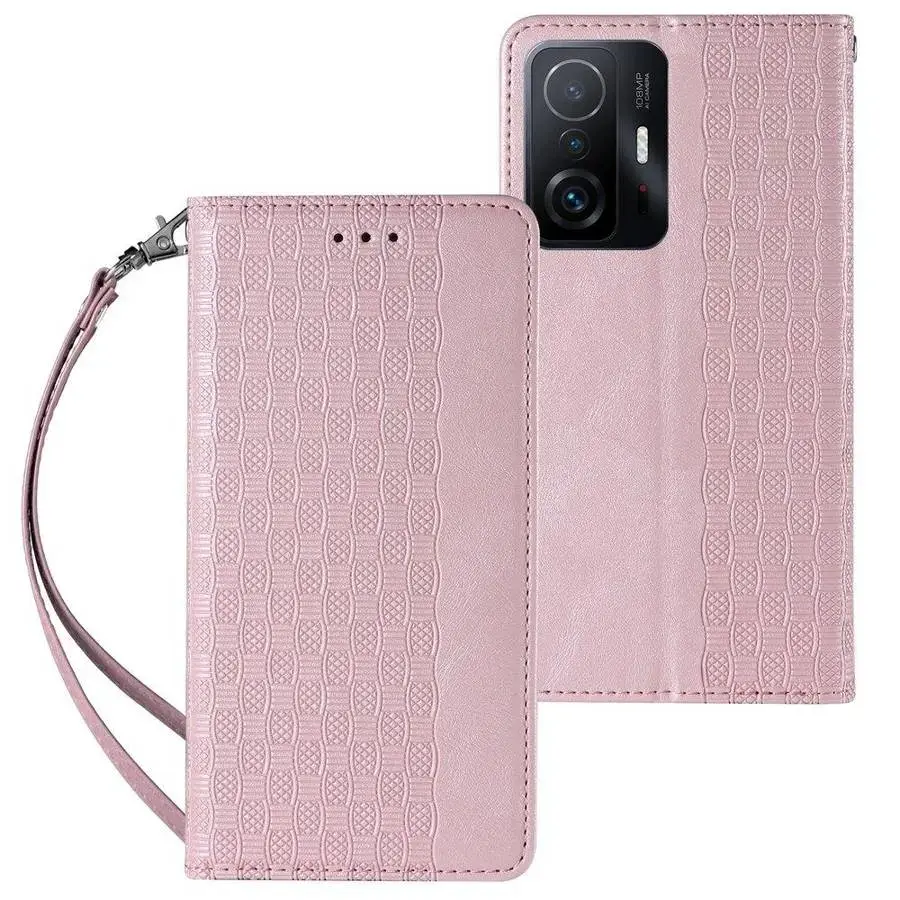 Fusion Magnet Strap grāmatveida maks + aukliņa Samsung A236 Galaxy A23 5G rozā