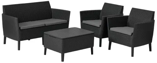 Aiamööblikomplekt Salemo Set hall