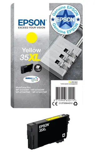 Tindikassett Epson 35XL C13T35944010 kollane