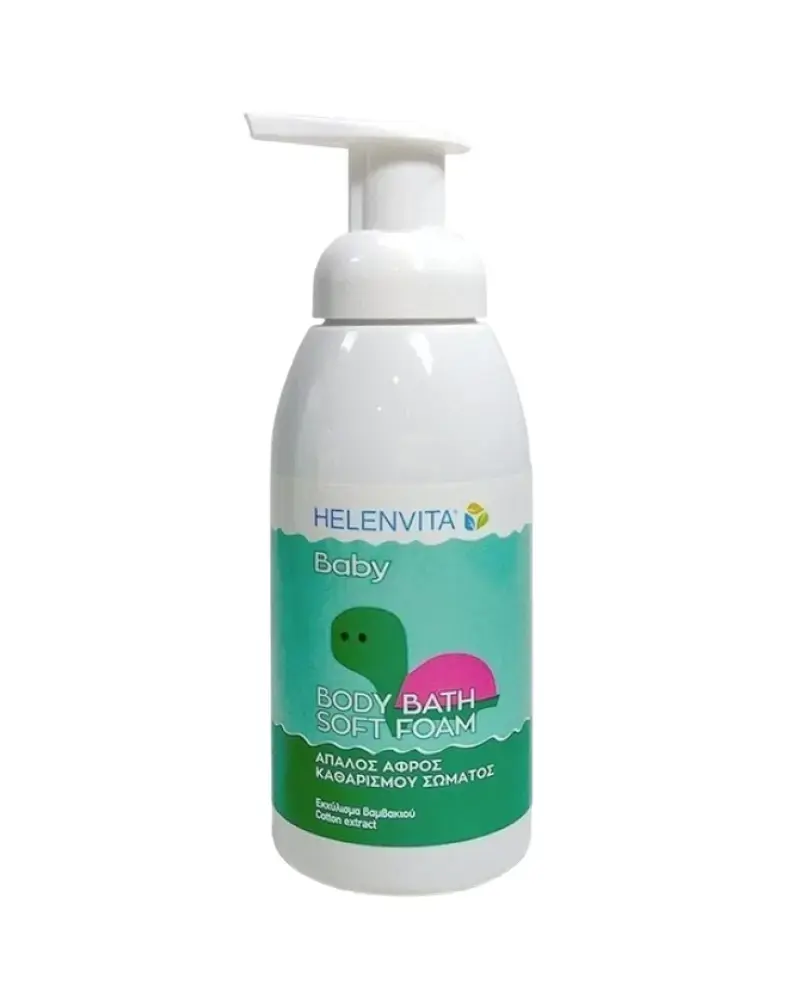 Helenvita, Baby, Cotton Extract, Cleansing, Shower Mousse, 400 ml