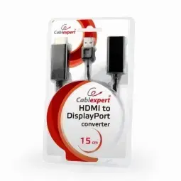 Gembird Conventer HDMI Male to DisplayPort Female Black 4K