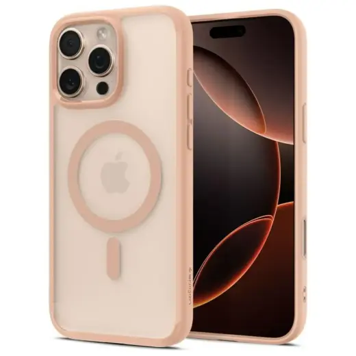 Spigen Ultra Hybrid Mag Case for iPhone 16 Pro MagSafe Pink/Frost Rose