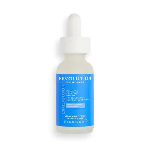 2% Salicylic Acid Serum, Contains Fruit Enzymes, Targets Blemishes and Minimises Pores, Vegan Cruelty-Free, 30ml