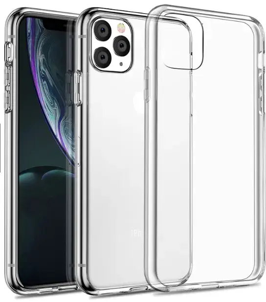 Fusion Ultra Back Case 0.3 mm Izturīgs Silikona Aizsargapvalks Priekš Apple iPhone 11 Pro Max Caurspīdīgs