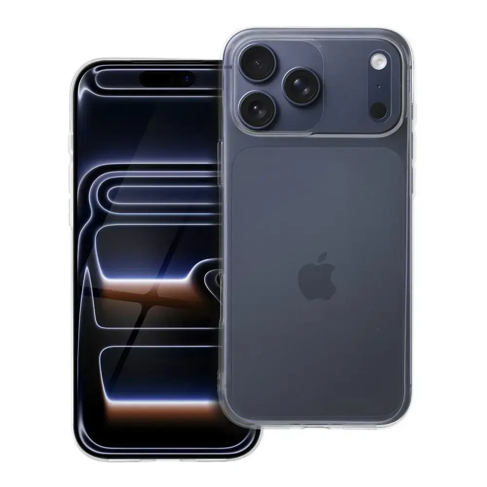 Clear 2 mm maciņš telefonam iPhone 17 Pro Max caurspīdīgs