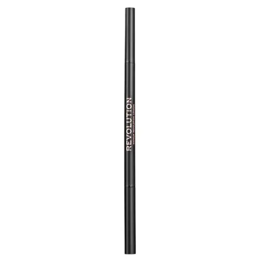 Makeup Revolution, Precise Brow, Vegan, Matte, Retractable, Eyebrow Cream Pencil & Brush 2-In-1, Warm Brown, 0.05 g