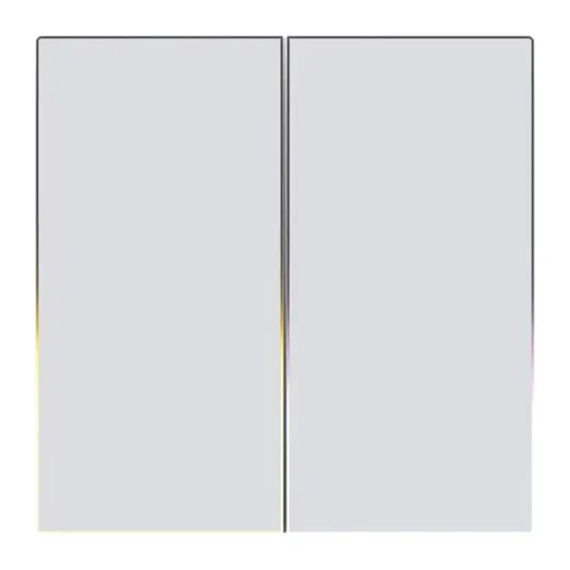 ZigBee Avatto TS60-EU-W2 Touch Light Switch Dual TUYA (white).