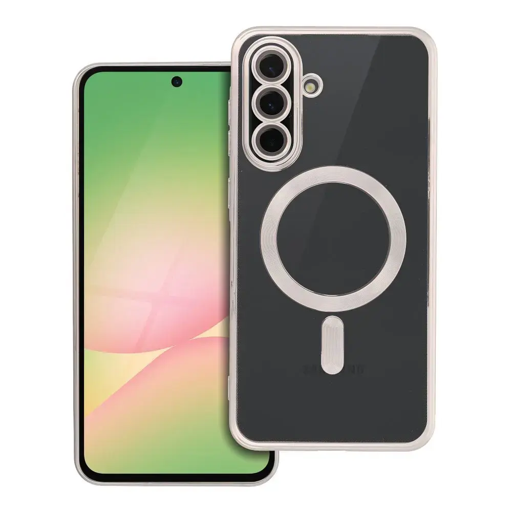 Electro Mag maciņš ar MagSafe atbalstu telefonam Samsung Galaxy A56 (A566) pelēks