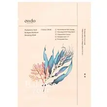 CHOK-CHOK Hyaluronic Acid & Algae Moisture Boosting Mask - Hydrating sheet mask.