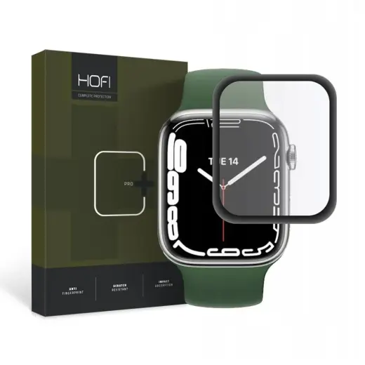 HOFI HYBRID GLASS HYBRID PRO+ APPLE WATCH 7 | 8 | 9 (41 MM) BLACK
