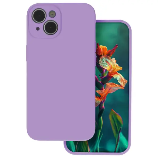 Silicon phone case for iPhone 17 Air purple