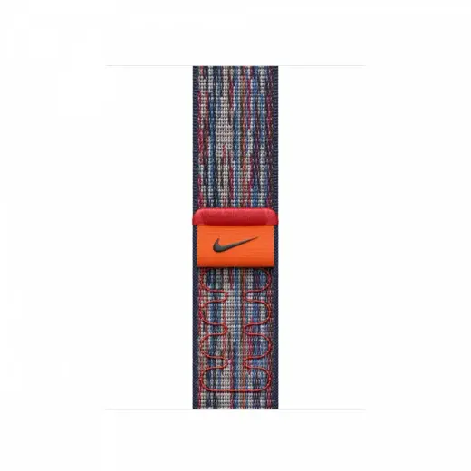 40 mm Blue|Red Nike Sport Loop