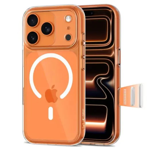 TECH-PROTECT MAGPEAK CC maciņš ar MagSafe atbalstu telefonam Apple iPhone 17 Pro caurspīdīgs