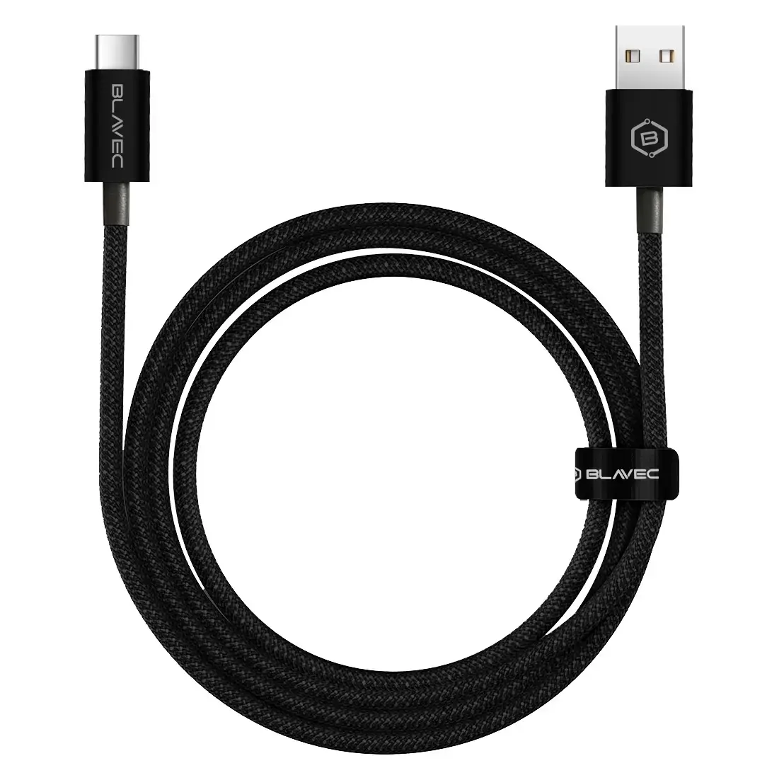 Blavec Candy CCA-UC3B10 data transfer and charging cable | USB-A to USB-C | 60W | 1m | black