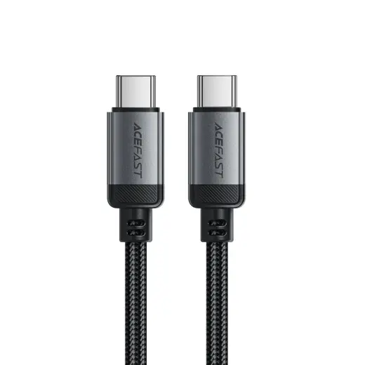 Acefast C20-03 datu pārraides un uzlādes vads | USB-C uz USB-C | 15W | 1.2m | melns