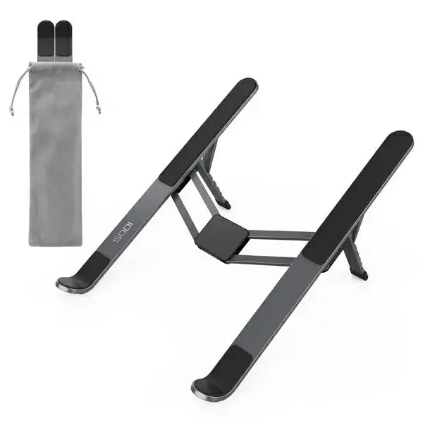 SODI Adjustable Folding Laptop Stand - Gray