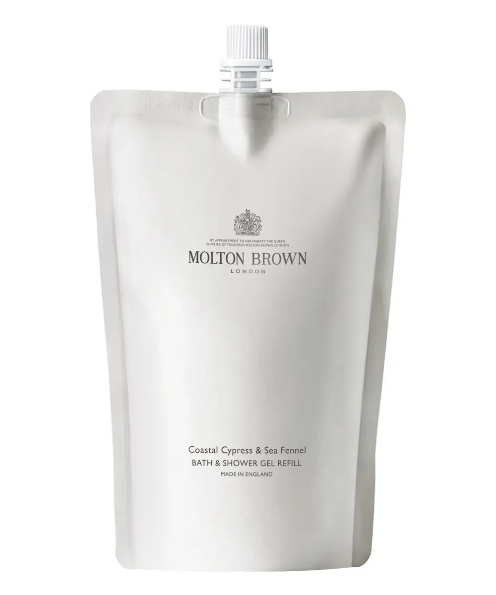 Molton Brown London Unisex 13.5oz Coastal Cypress & Sea Fennel Bath & Shower  Gel Refill